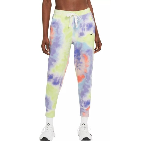 NIKE New XS Multi-Colored Tie Dye Get Fit 7/8 Training Pants & Sports Bra - Picture 2 of 10